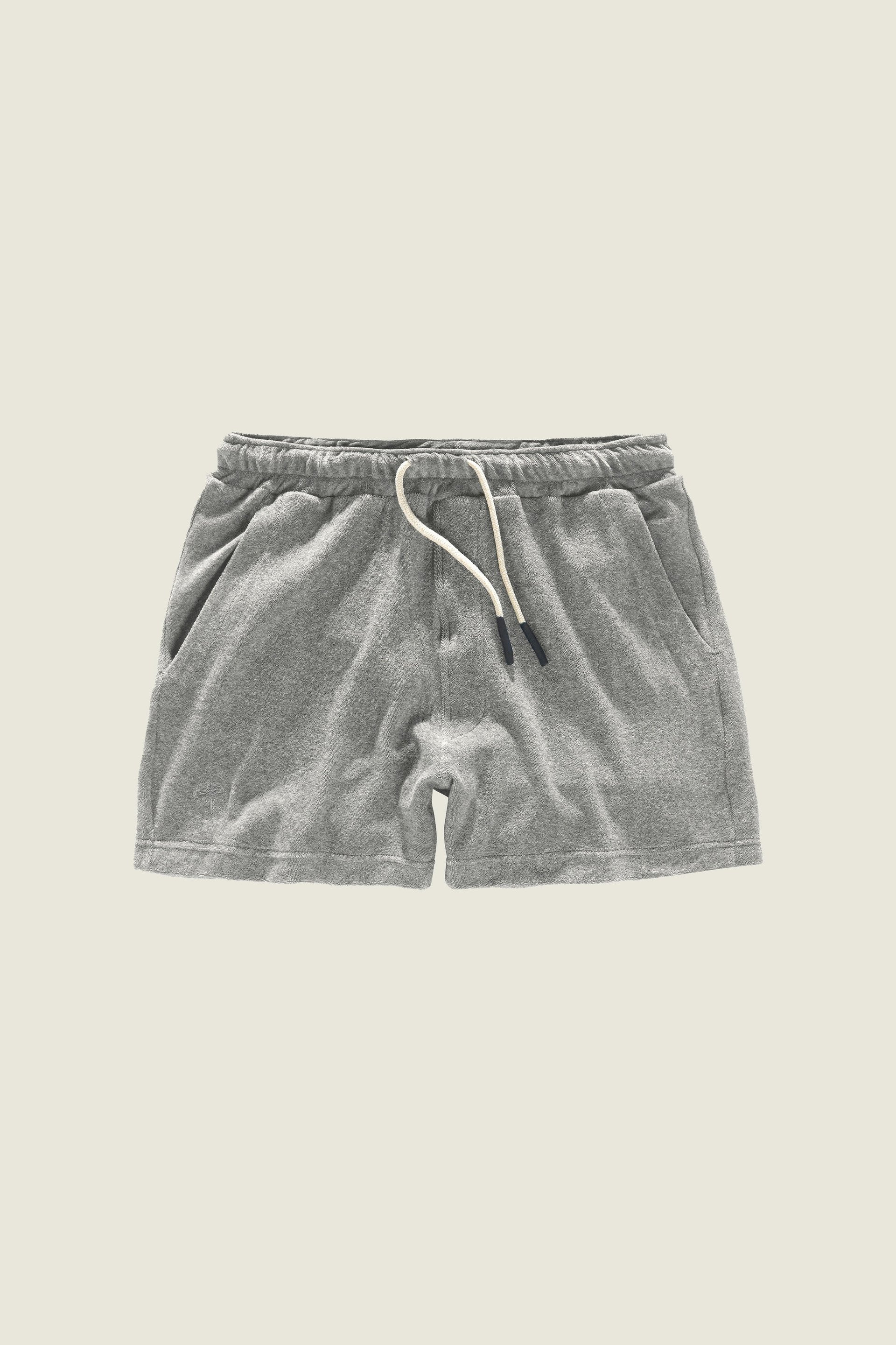 Grey Frottee-Shorts