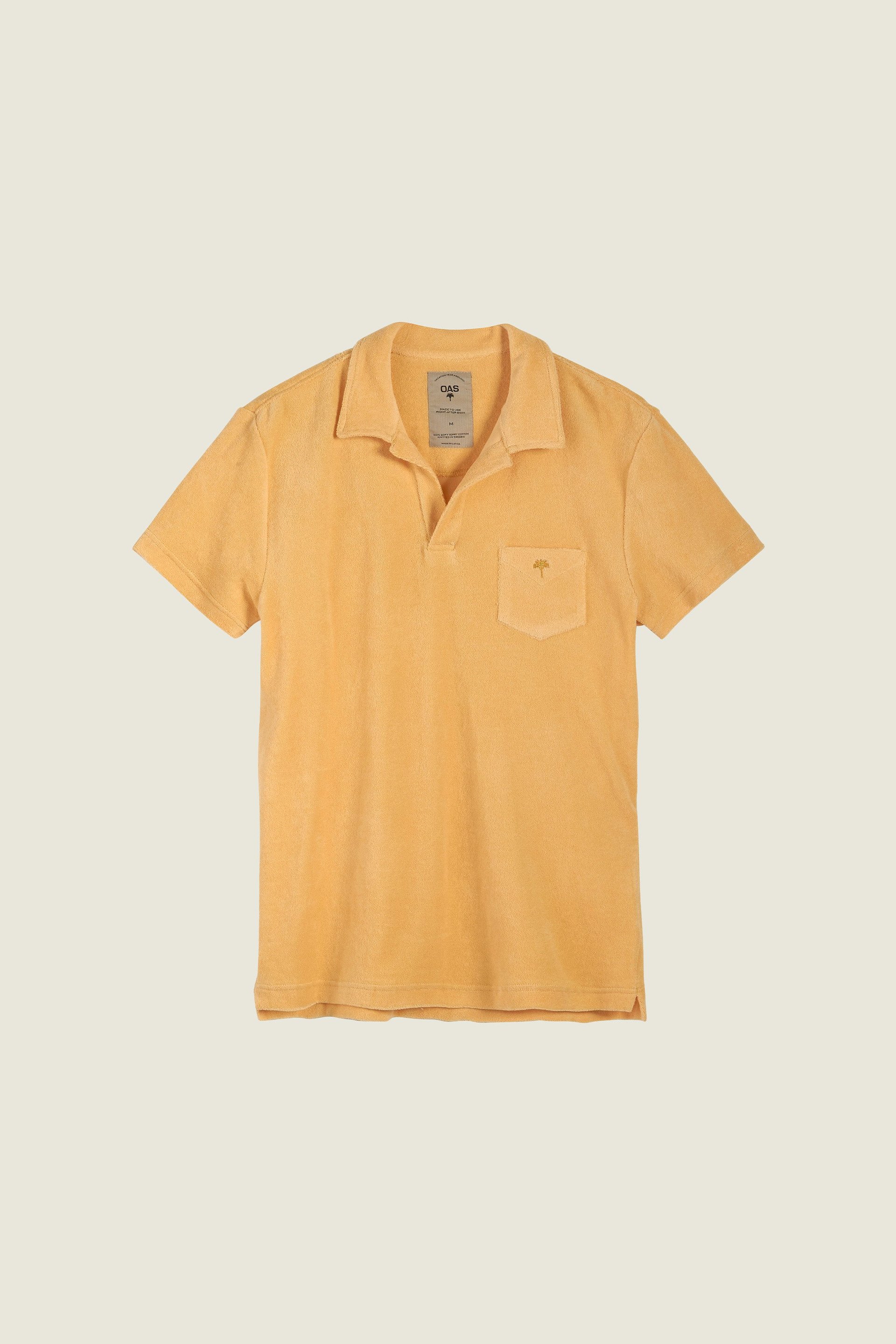 Peach Polo-Shirt Frottee