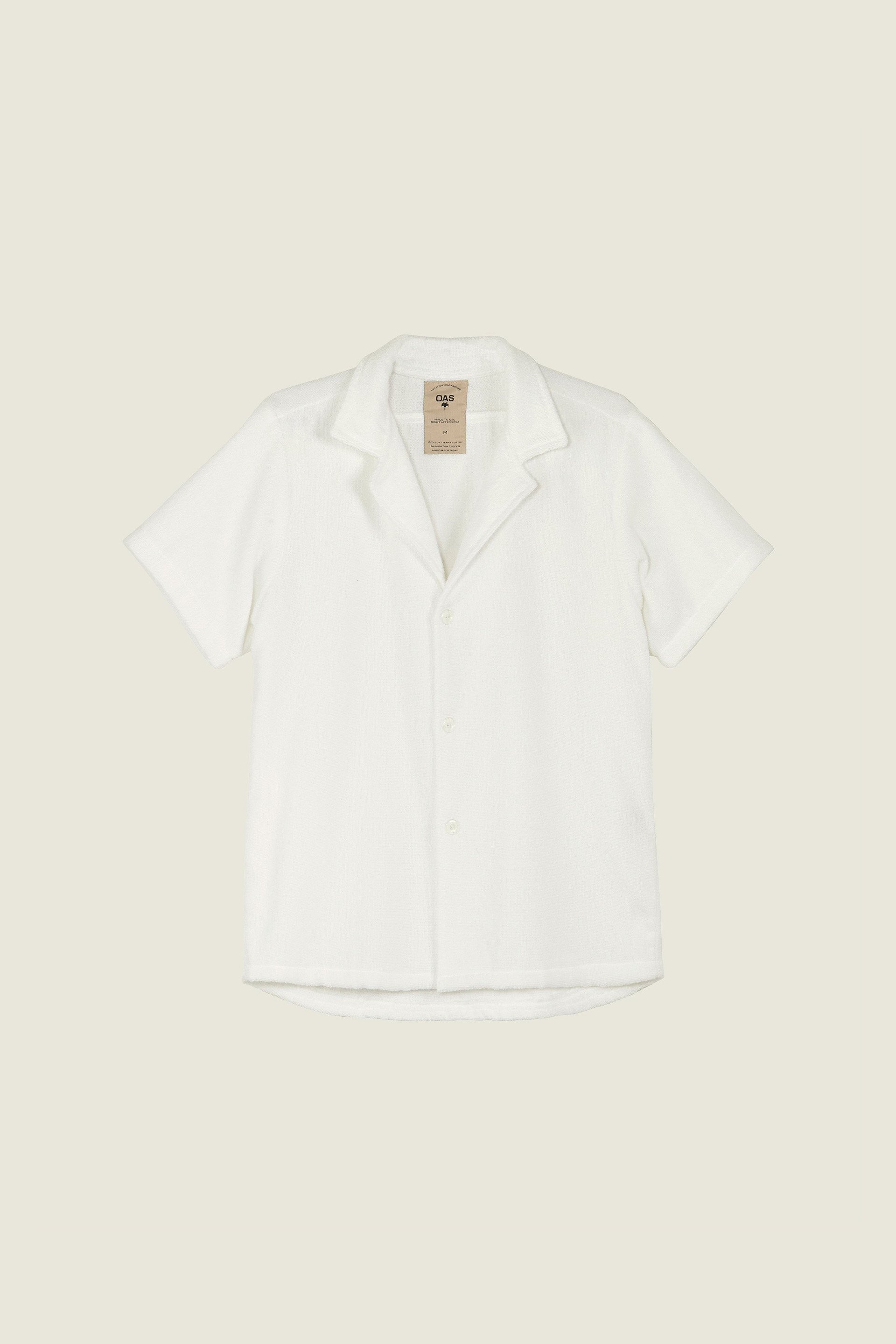 White Cuba Frotté-skjorta