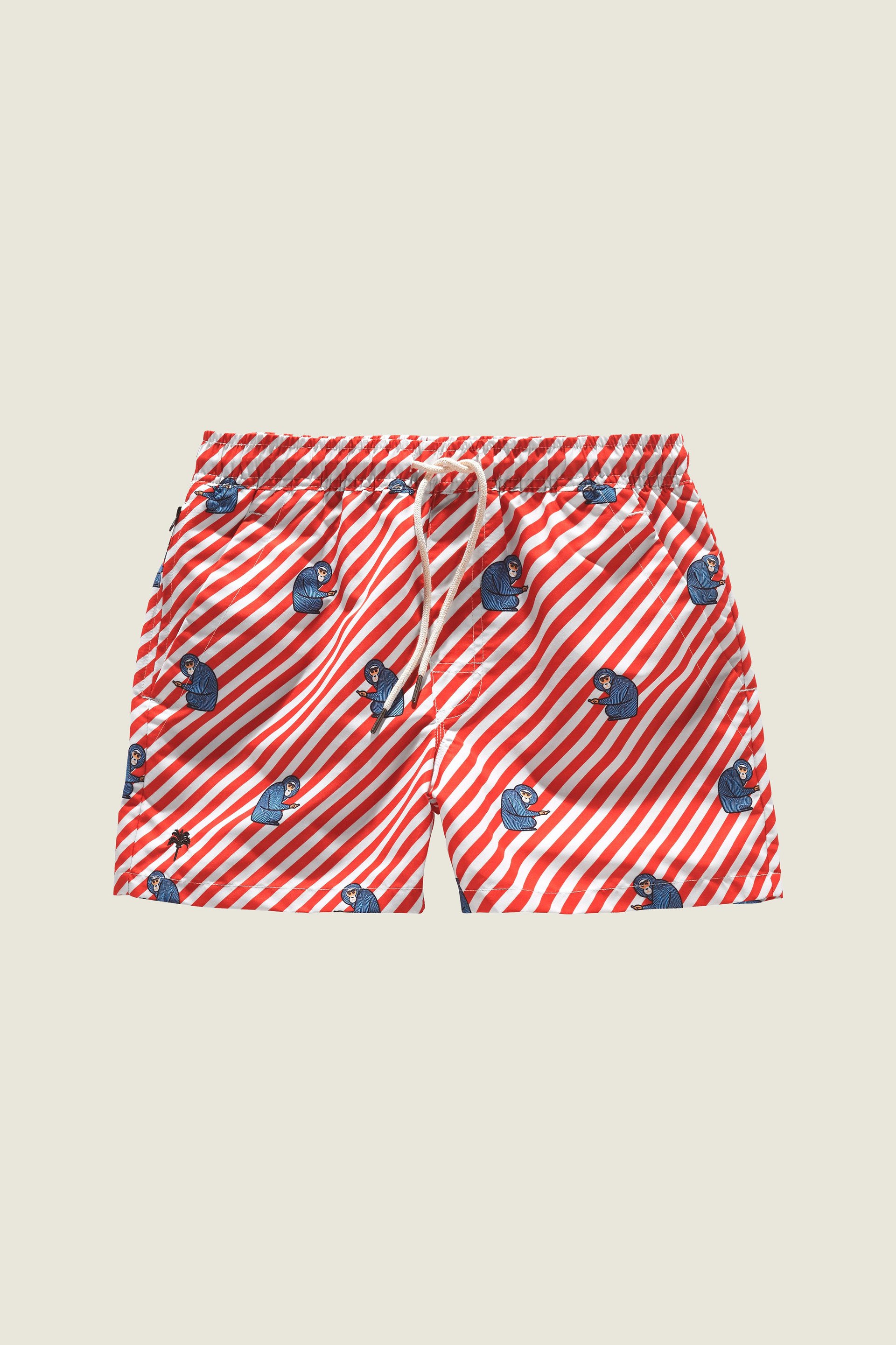 Polka Monkey Swim Shorts