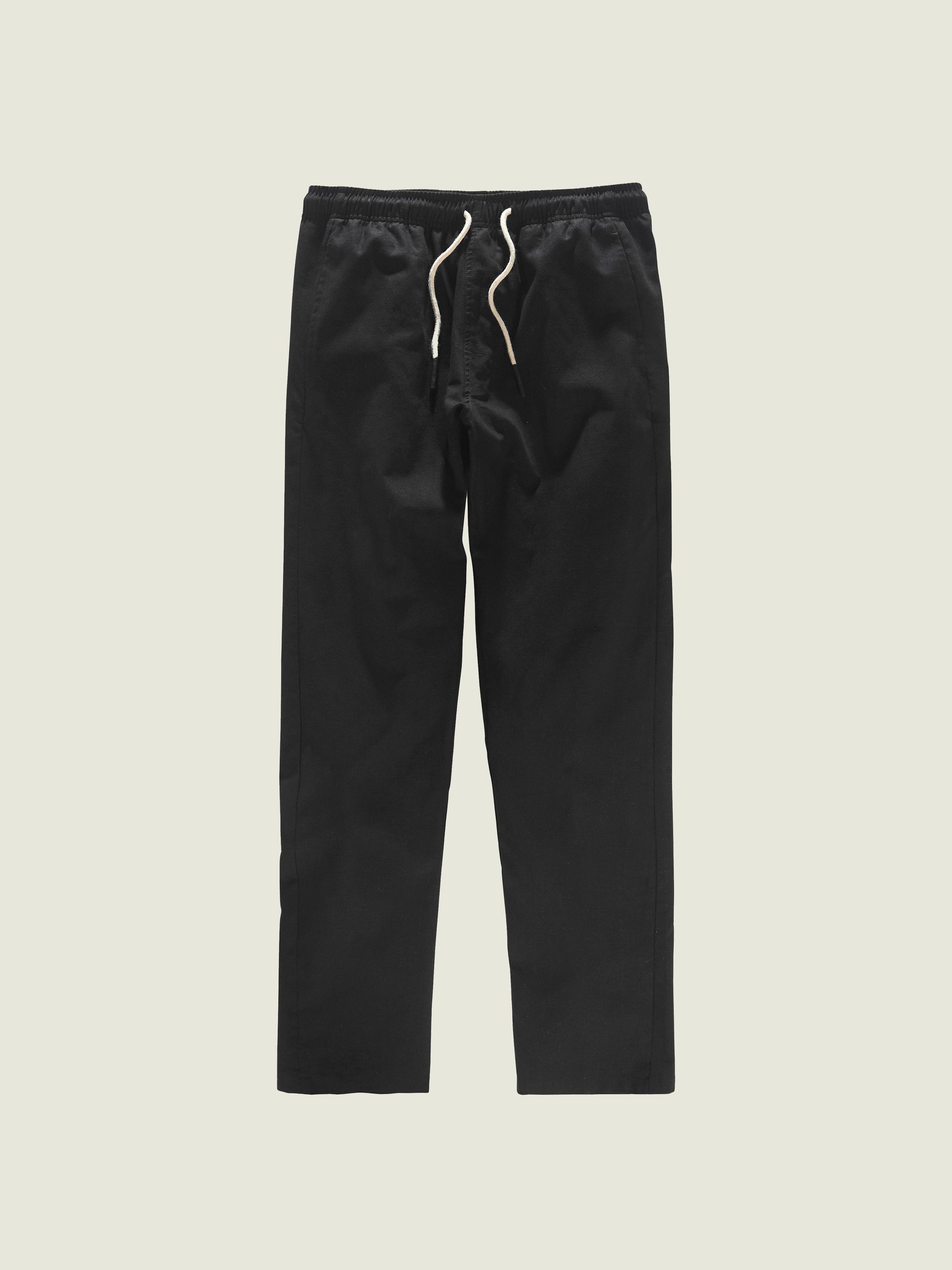 Black Linen Long Pant