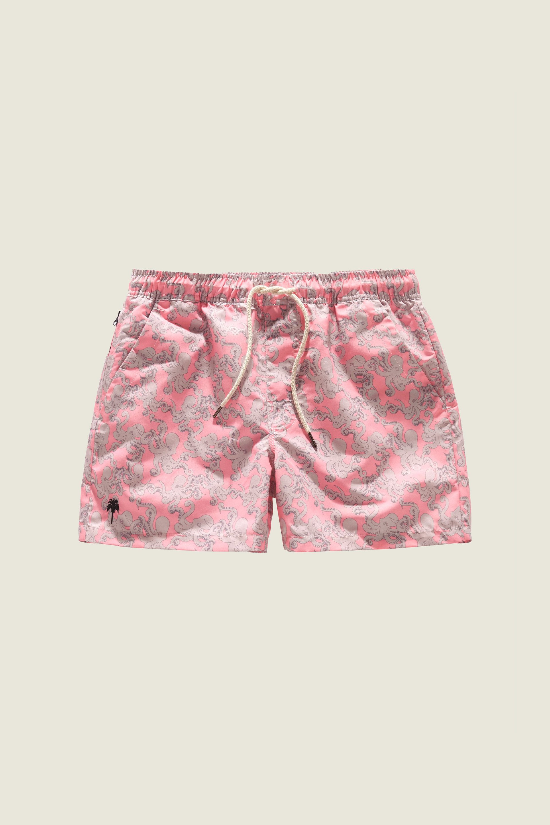 Pink Octo Swim Shorts
