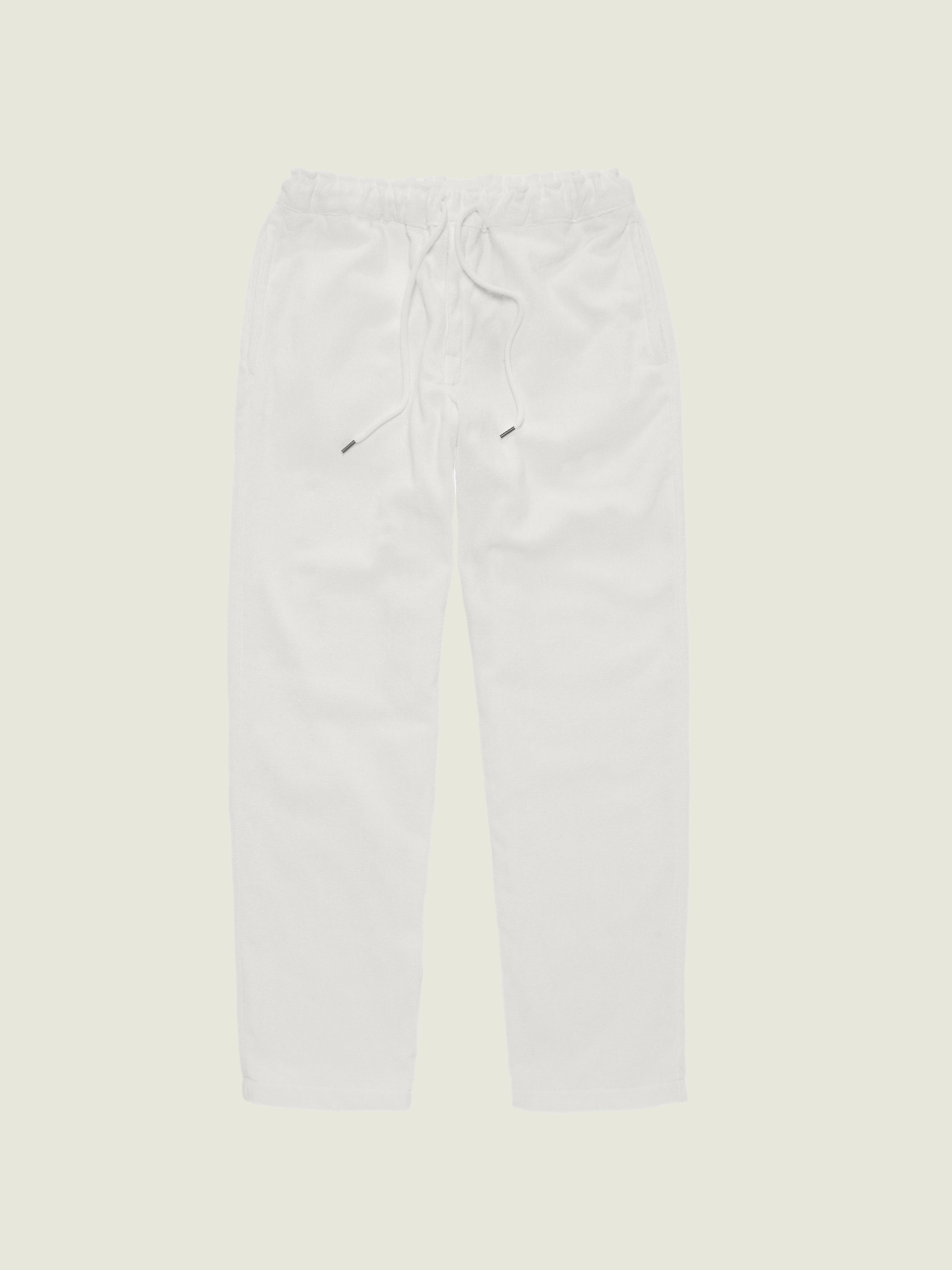 White Terry Long Pant