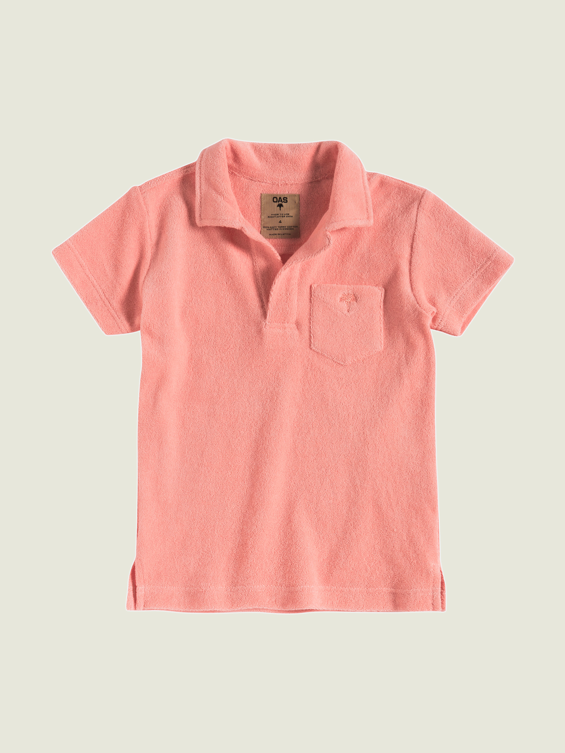 Pink Frotté-polo Barn