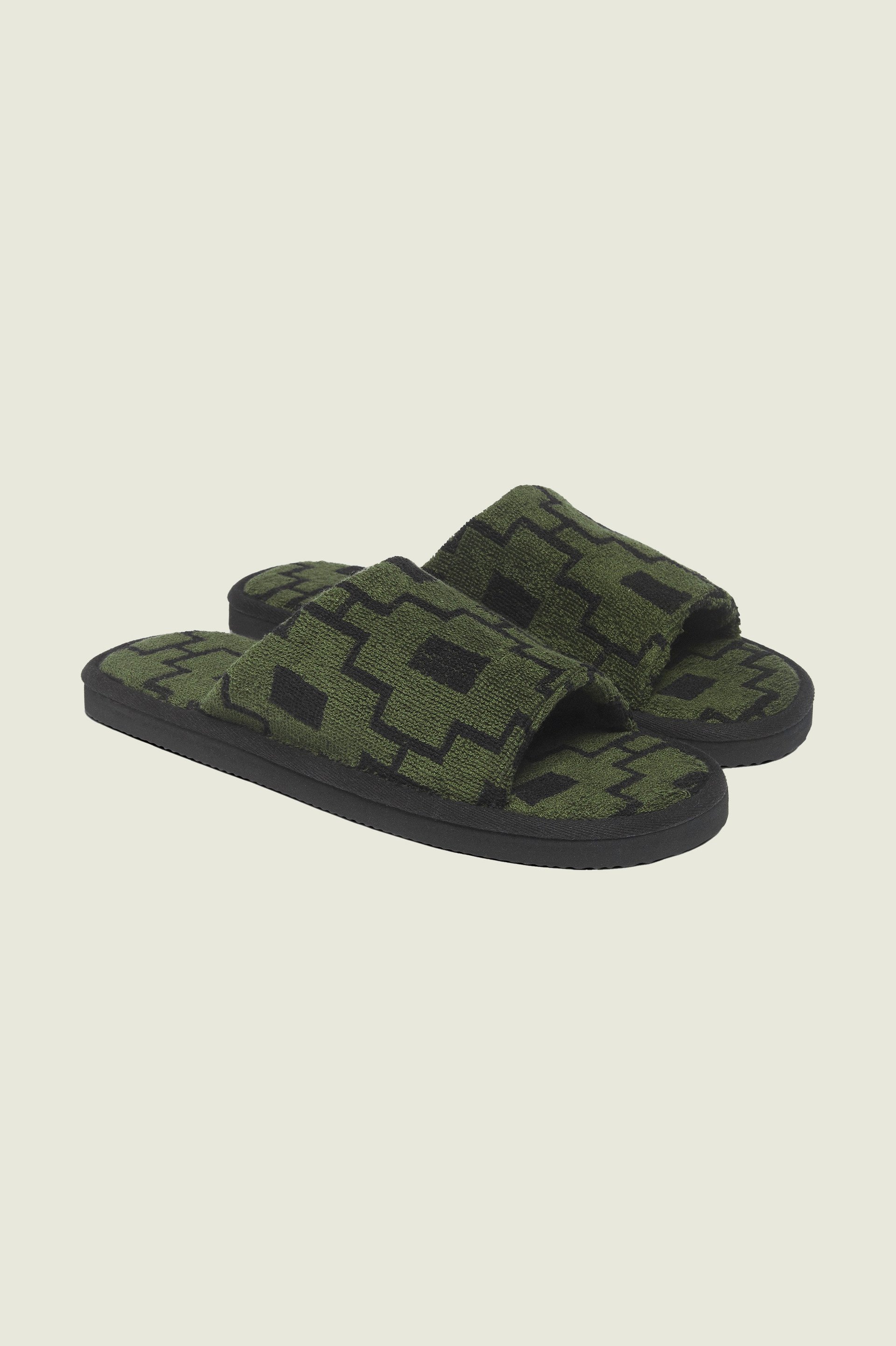 Green Machu Slippers