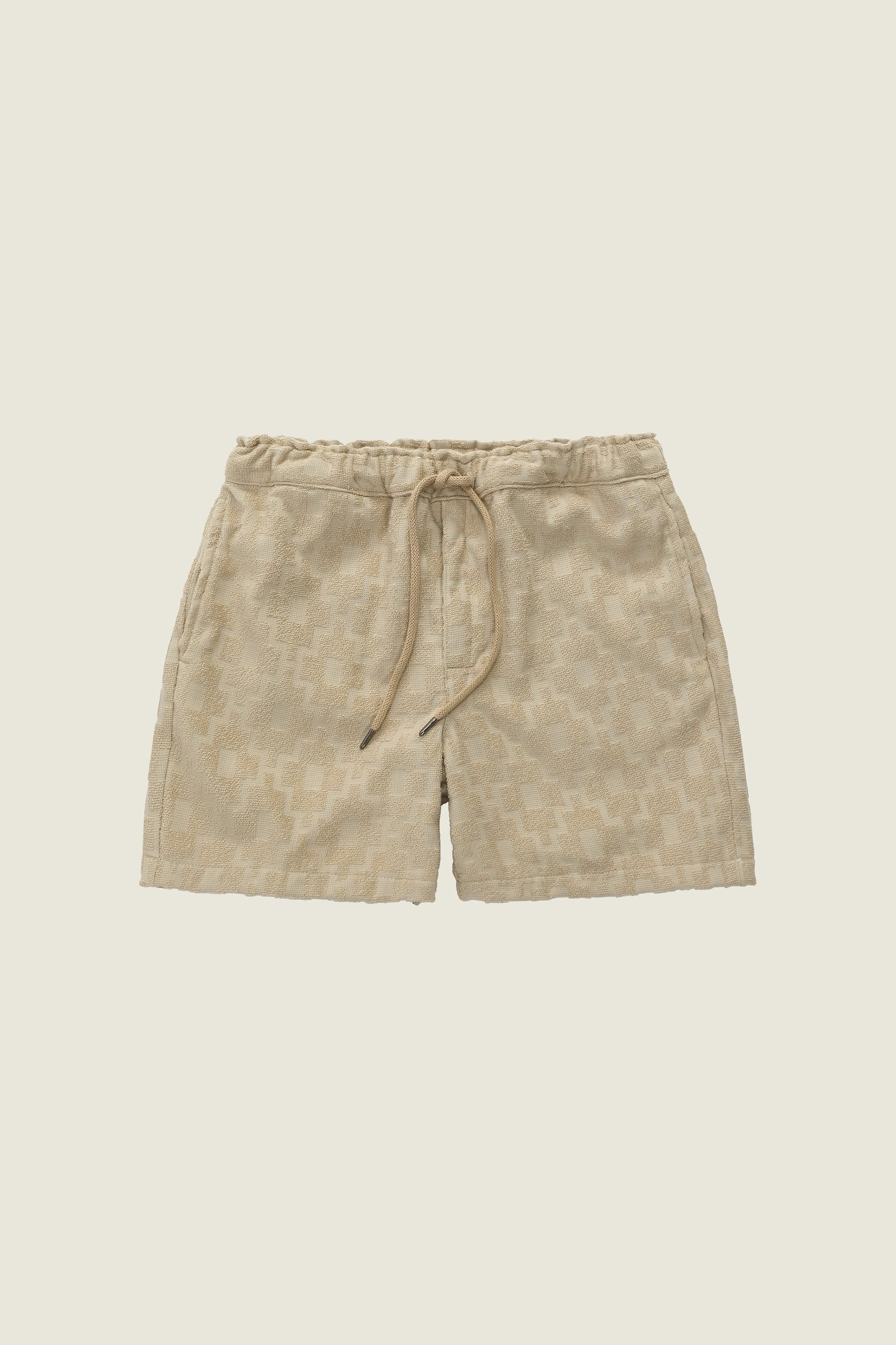 Beige Machu Frotté-shorts