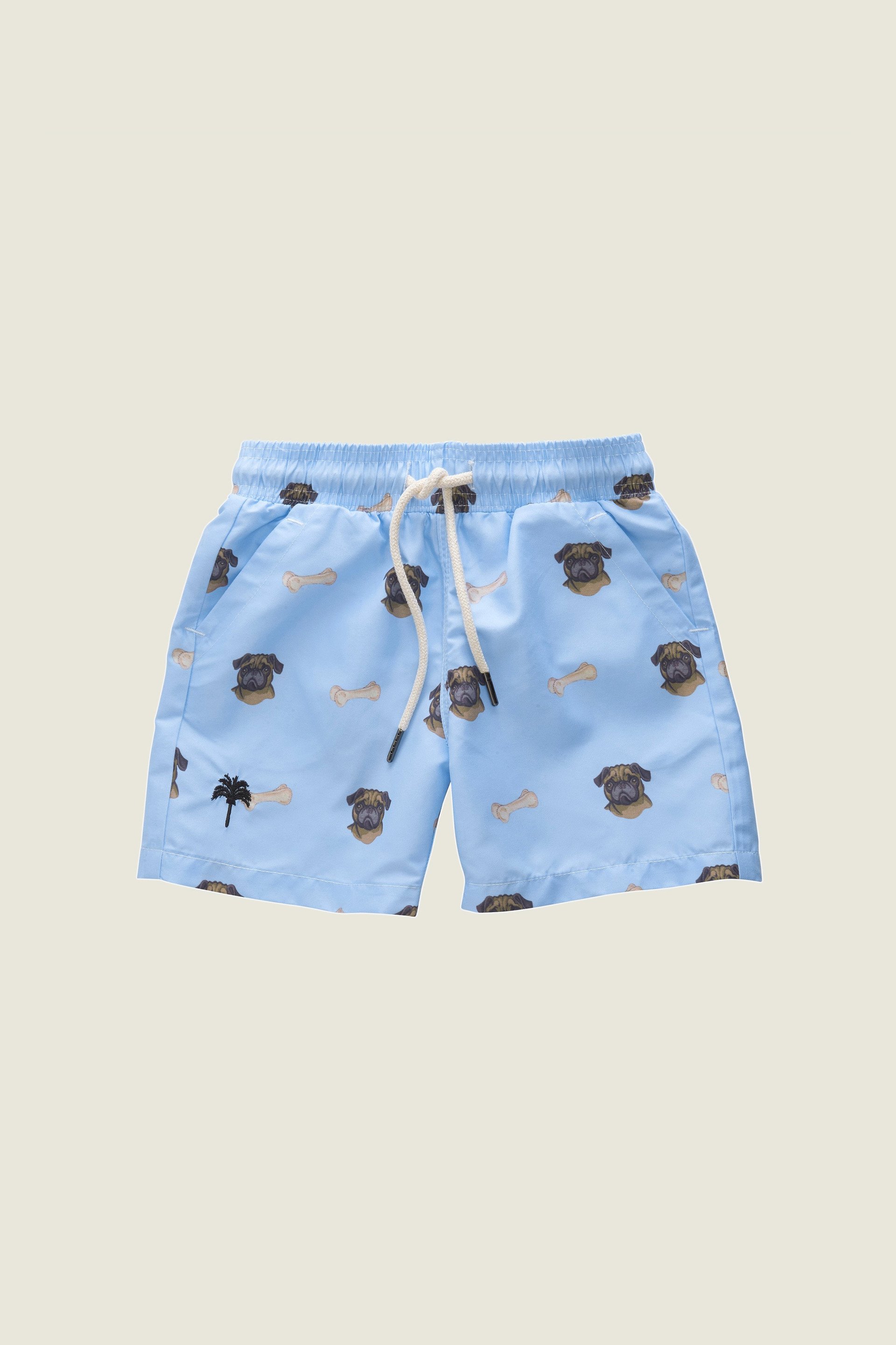 Kids Pug Swim Shorts