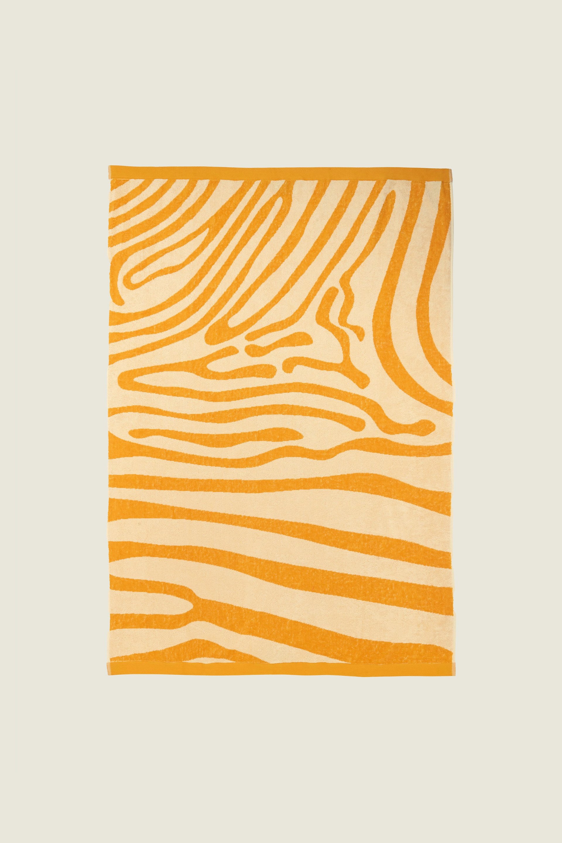 Yellow Maze Strandhandduk