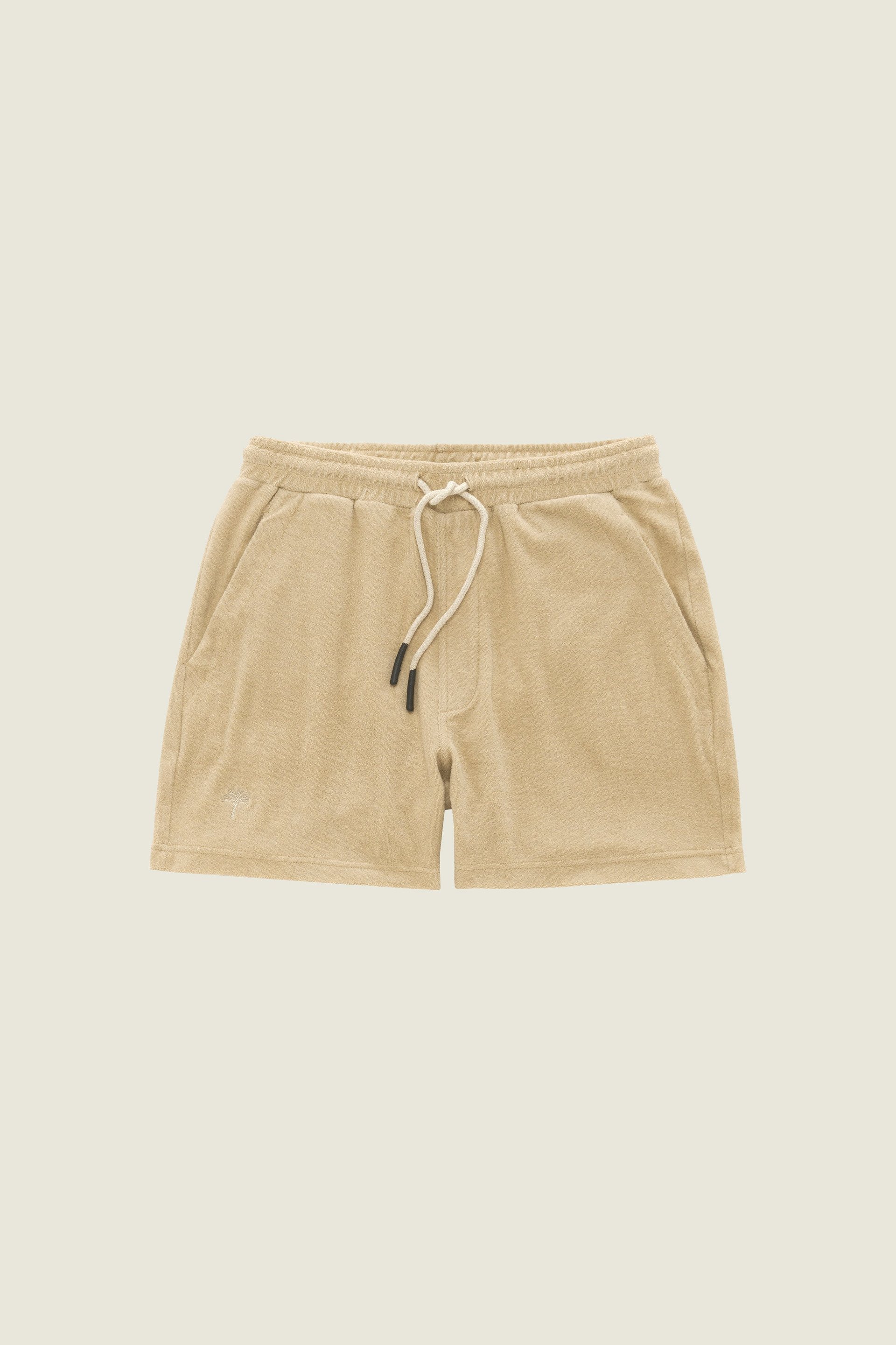Beige Terry Shorts