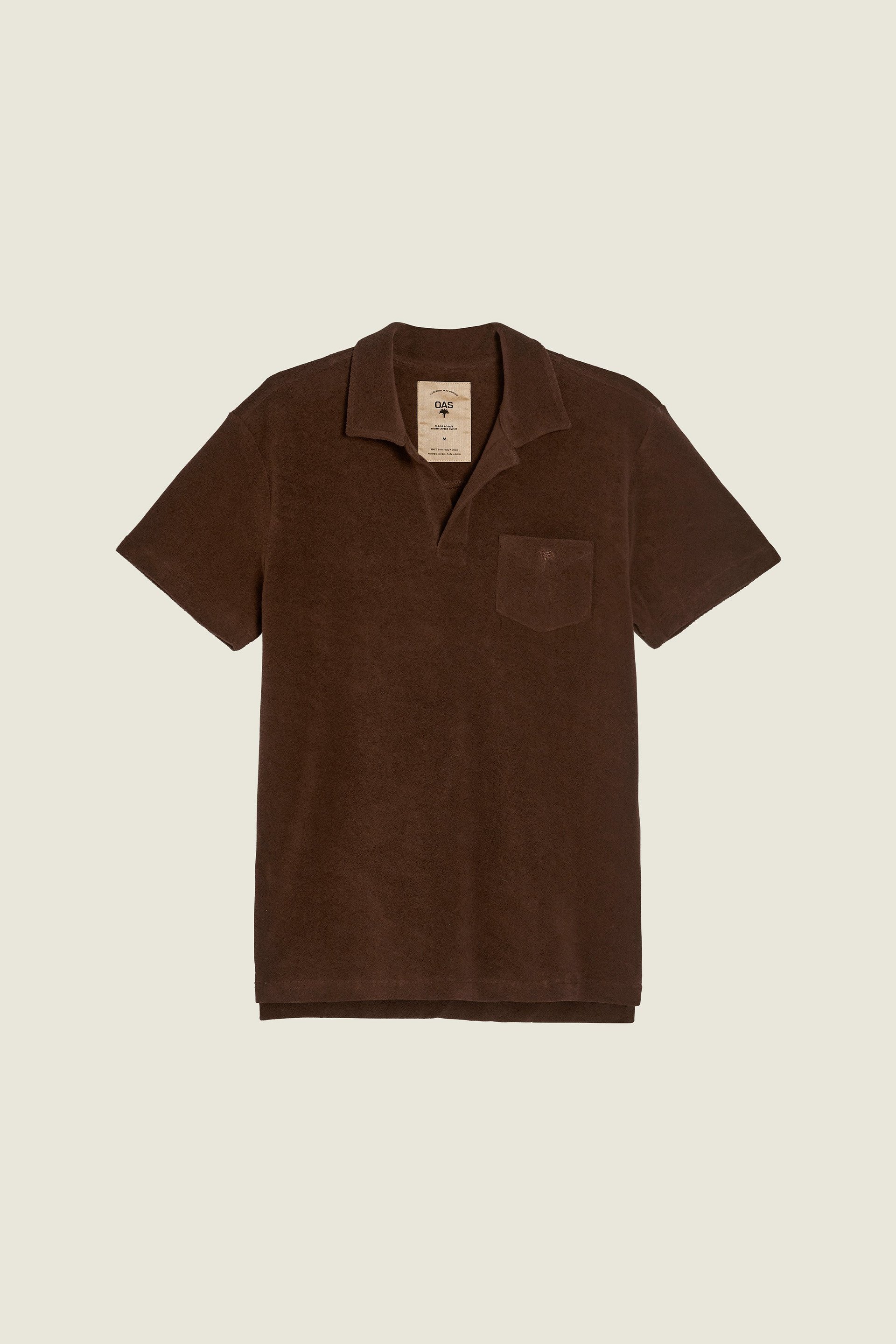 Brown Polo Terry Shirt