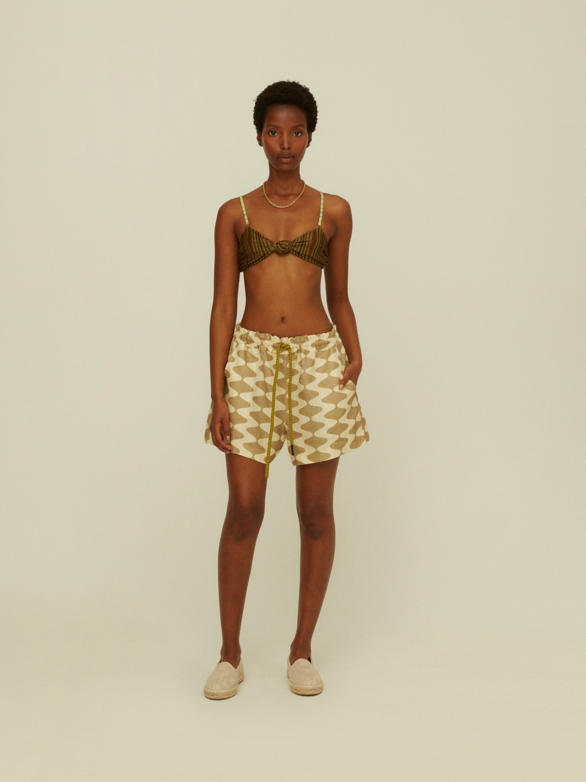 Lauda Drizzle Linen Shorts