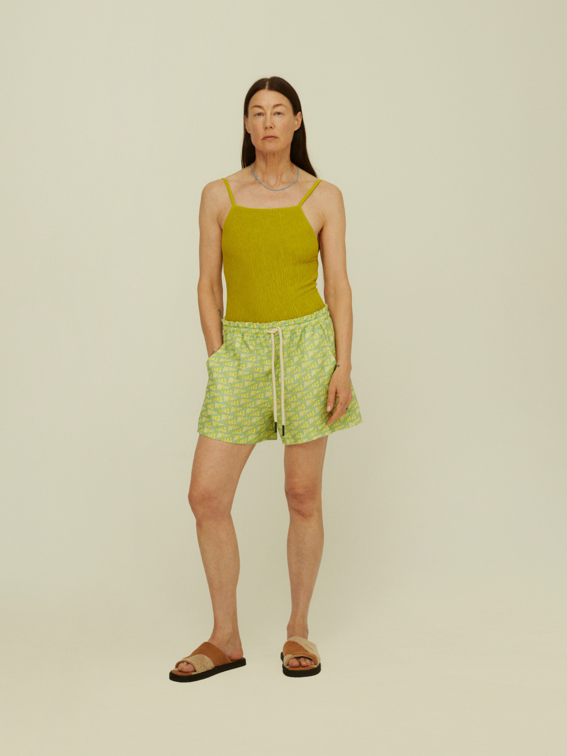 Boutique Drizzle Linen Shorts
