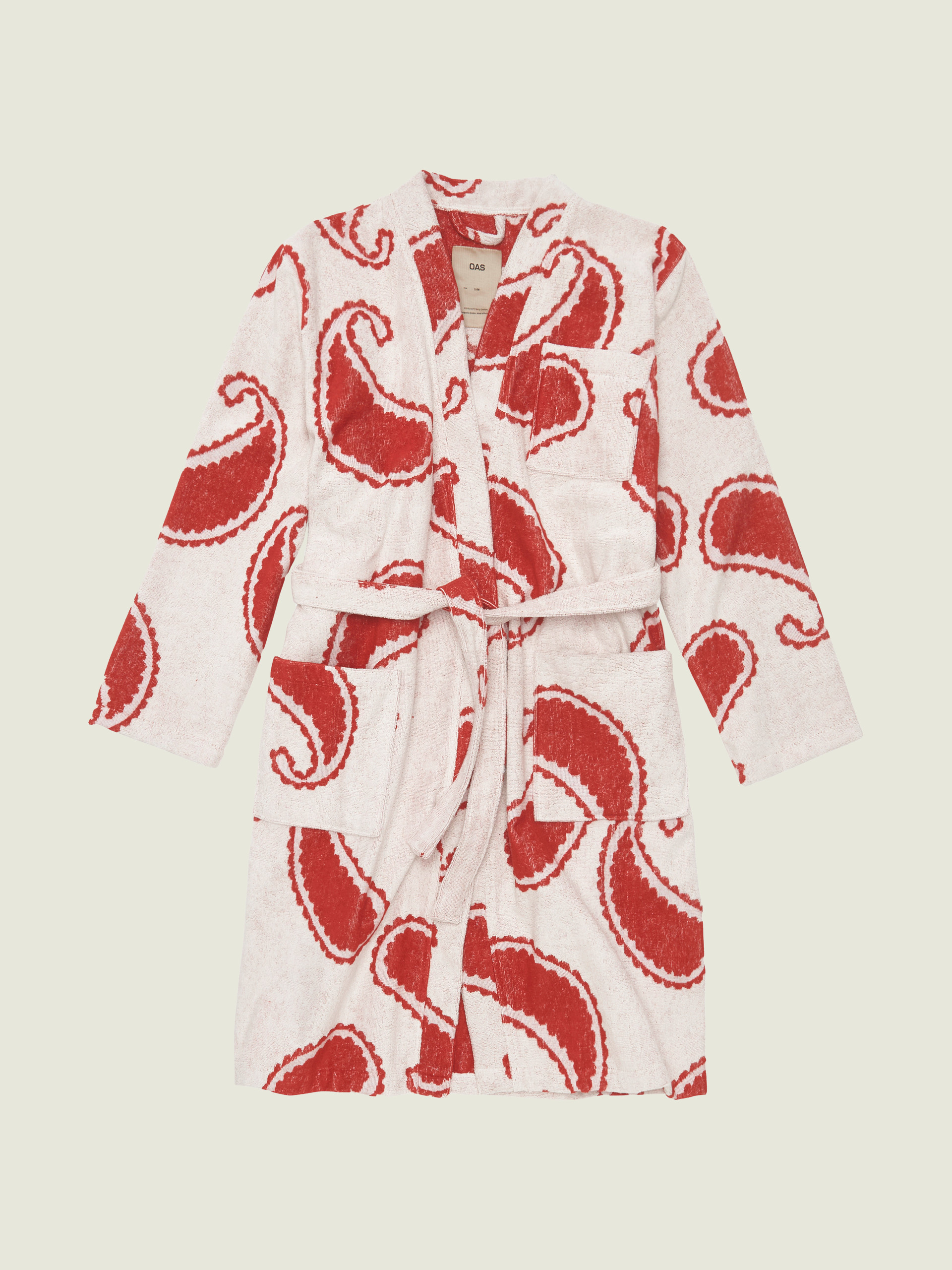 Red Paisley Robe