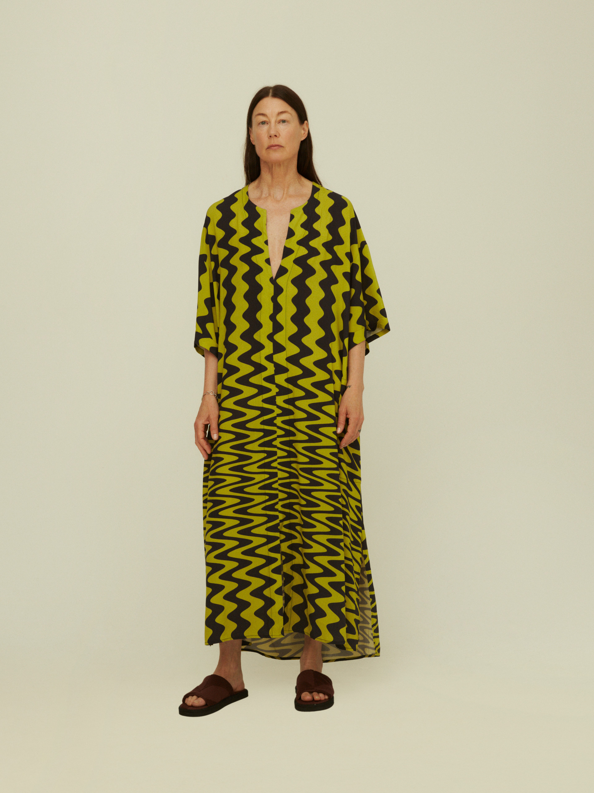 Wiggle Tangelo Viscose Dress