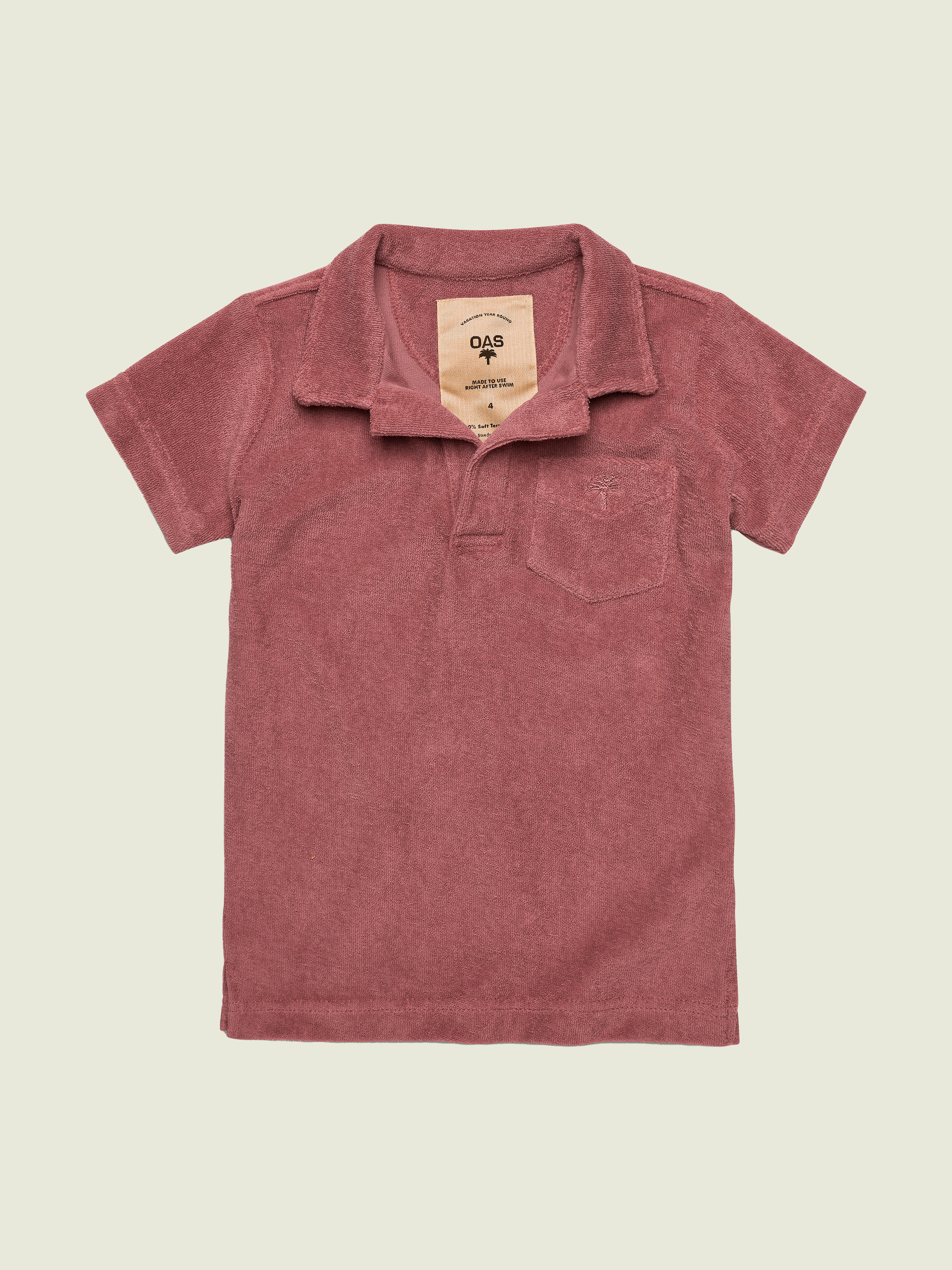 Dusty Plum Frotté-Skjorta Barn