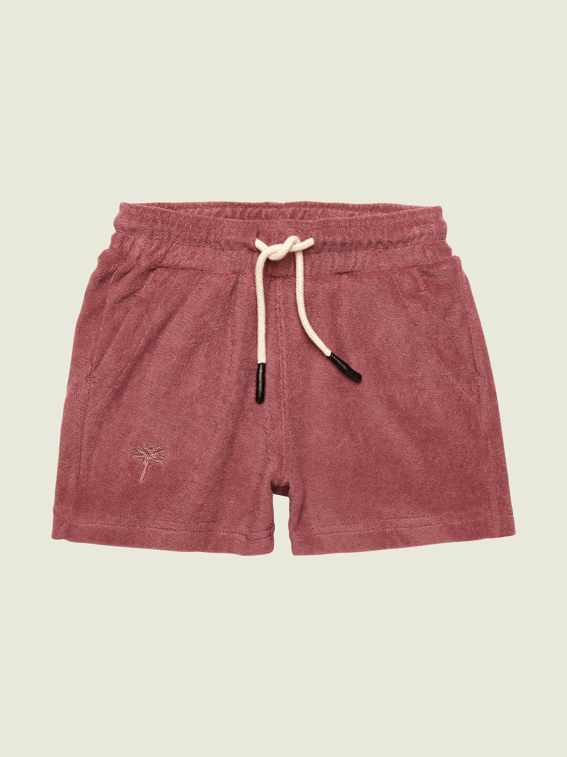 Kids Dusty Plum Terry Shorts