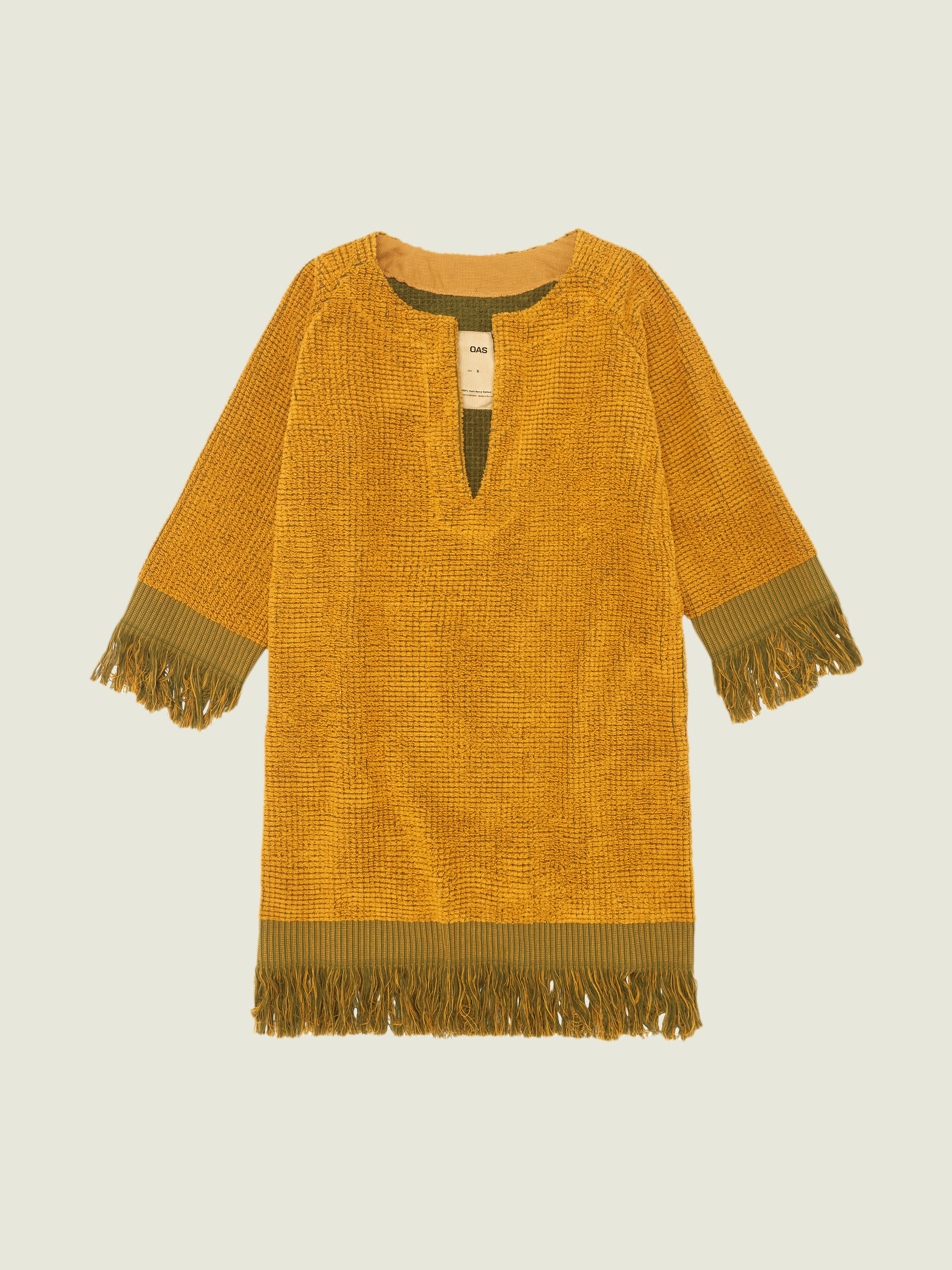Mustard Odilia Terry Dress